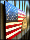 In God We Trust Flag - Wood Flags - American Flag Signs