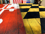 Oversized Maryland State Flag - Giant Wood Flags - American Flag Signs