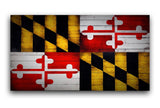 Oversized Maryland State Flag - Giant Wood Flags - American Flag Signs