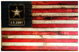 Rustic United States Army Flag - American Flag Signs