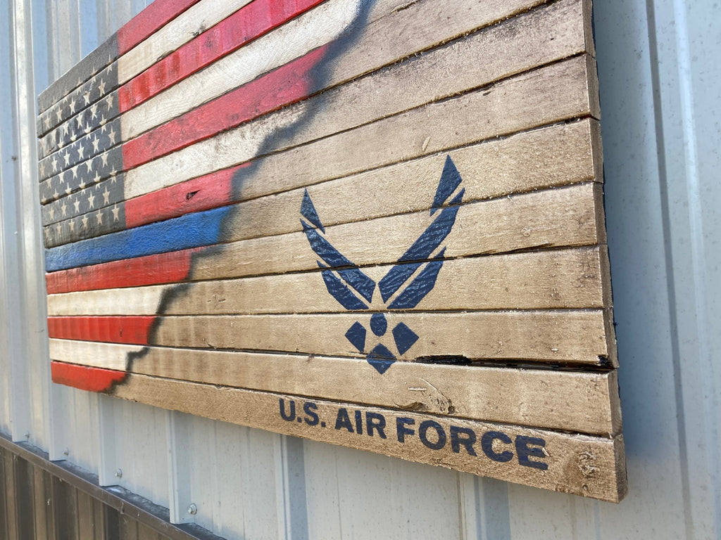Air Force Wood Flags