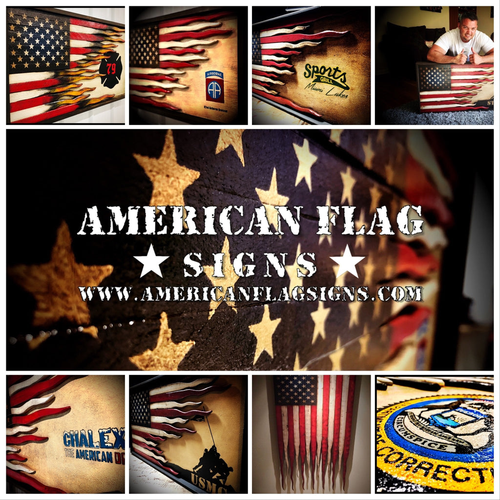 Americanflagsigns.com: A Haven for Rustic Wooden Flags and Custom Artwork