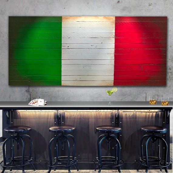 Perfect Wood Flag for Italian Bistro Decor