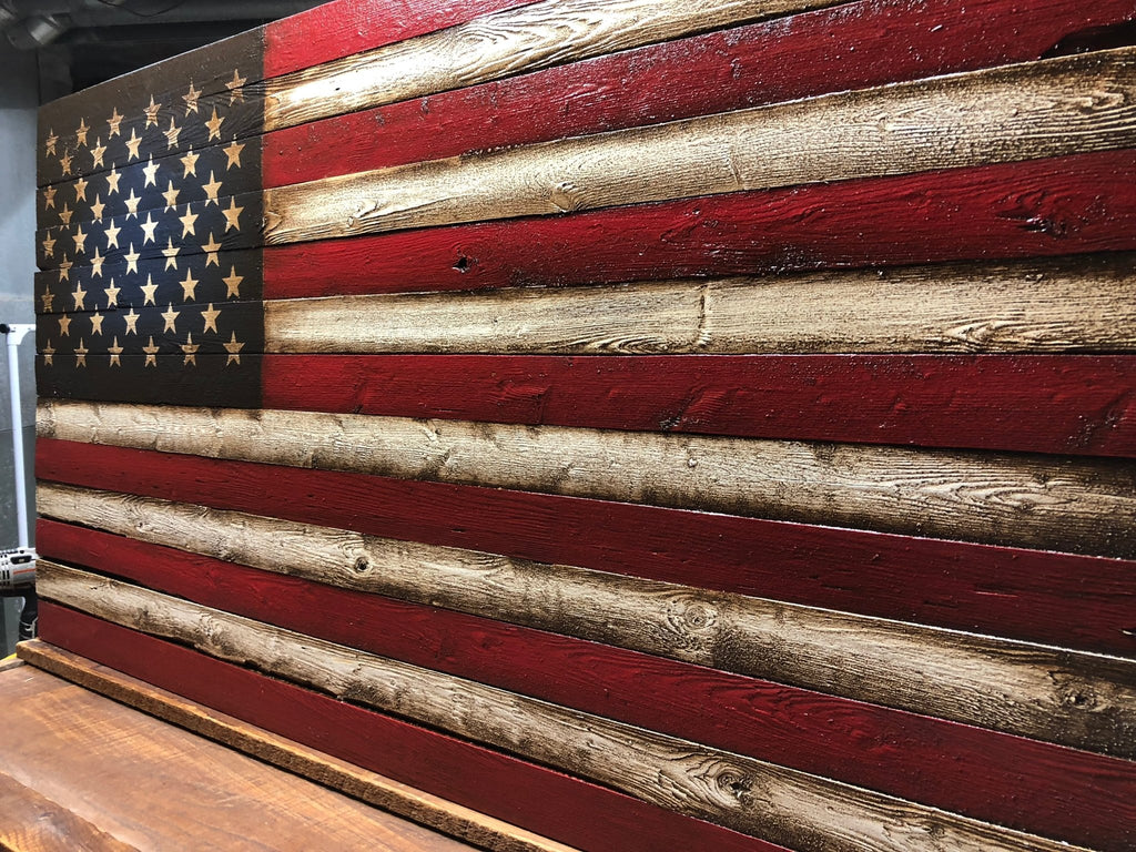 Wooden Flags Hold Significant Meaning in American Culture