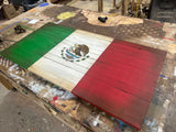 Mexico Flag - Wood Mexican Flag
