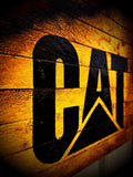 American / Caterpillar Construction Equipment - American Flag Signs