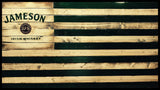 Jameson Irish Whiskey Rustic Flag - American Flag Signs