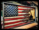 48” American Iwo Jima Flag - American Flag Signs