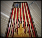 9/11 Ground Zero Memorial Flag - Never Forget - Wood Flag