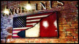 American Italian Flag 3D with Shadow Box - American Flag Signs