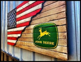 American John Deere Flag - American Flag Signs