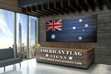 Australian Flag - American Flag Signs