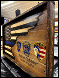 Customized Law Enforcement Flag - American Flag Signs