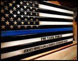 Customized Law Enforcement Flag - American Flag Signs