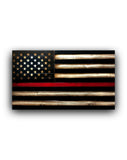 Firefighters Flag - Red Line Flag - American Flag Signs