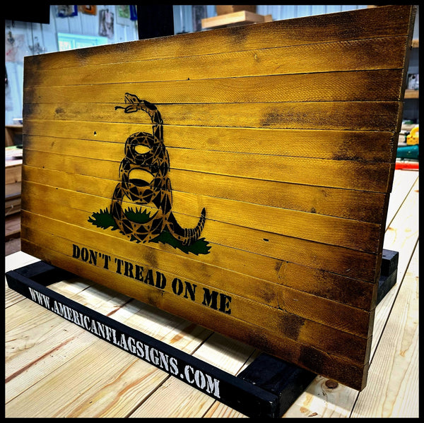 Gadsden Flag - Don’t Tread On Me – American Flag Signs