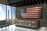 In God We Trust Flag - Wood Flags - American Flag Signs