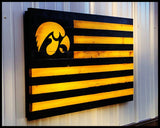 Iowa Hawkeyes Alumni Flag - American Flag Signs