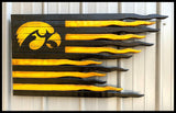 Iowa Hawkeyes Battle Flag - American Flag Signs