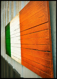 Irish Flag - Wood Irish Flag - American Flag Signs