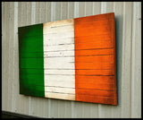 Irish Flag - Wood Irish Flag - American Flag Signs