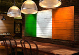 Irish Flag - Wood Irish Flag - American Flag Signs