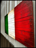 Italian Flag - Wood Italy Flag - American Flag Signs