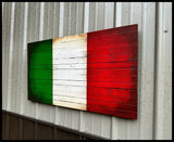 Italian Flag - Wood Italy Flag - American Flag Signs