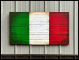 Italian Flag - Wood Italy Flag - American Flag Signs