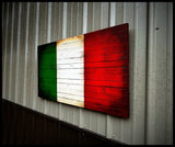 Italian Flag - Wood Italy Flag - American Flag Signs
