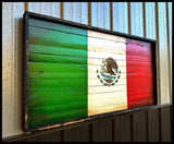 Mexico Flag - Wood Mexican Flag - American Flag Signs