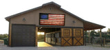 Oversized American Flags - Rustic Wood Flag - American Flag Signs