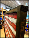 Oversized American Flags - Rustic Wood Flag - American Flag Signs