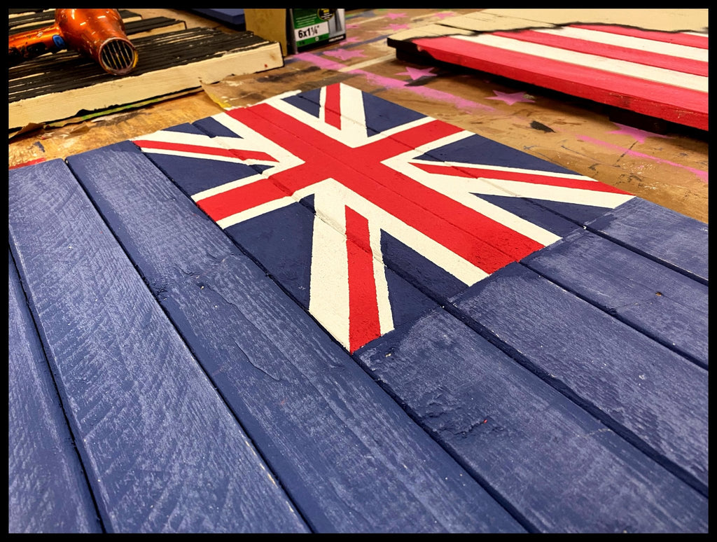 Oversized Australian Flag - Giant Wood Flag – American Flag Signs