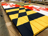 Oversized Maryland State Flag - Giant Wood Flags - American Flag Signs