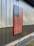 Oversized Vertical American Flag - Giant Wood Flags - American Flag Signs