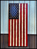 Oversized Vertical American Flag - Giant Wood Flags - American Flag Signs