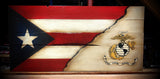 Puerto Rico / US Marine Corp Flag - American Flag Signs