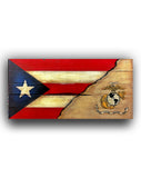 Puerto Rico / US Marine Corp Flag - American Flag Signs