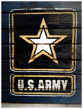 Rustic United States Army Flag - American Flag Signs