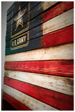 Rustic United States Army Flag - American Flag Signs
