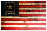 Rustic United States Army Flag - American Flag Signs