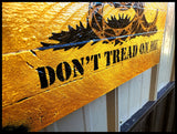 Texas Gadsden Flag - Wood Texas Flag - American Flag Signs