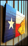 Texas Gadsden Flag - Wood Texas Flag - American Flag Signs