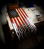 Vertical Hanging American Flag - American Flag Signs