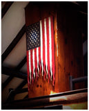 Vertical Hanging American Flag - American Flag Signs