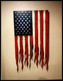 Vertical Hanging American Flag - American Flag Signs